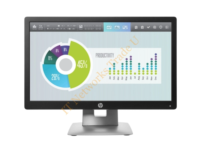 M1F41AT#ABB - HP EliteDisplay E202 20" HD+ LED Black, Silver computer monitor