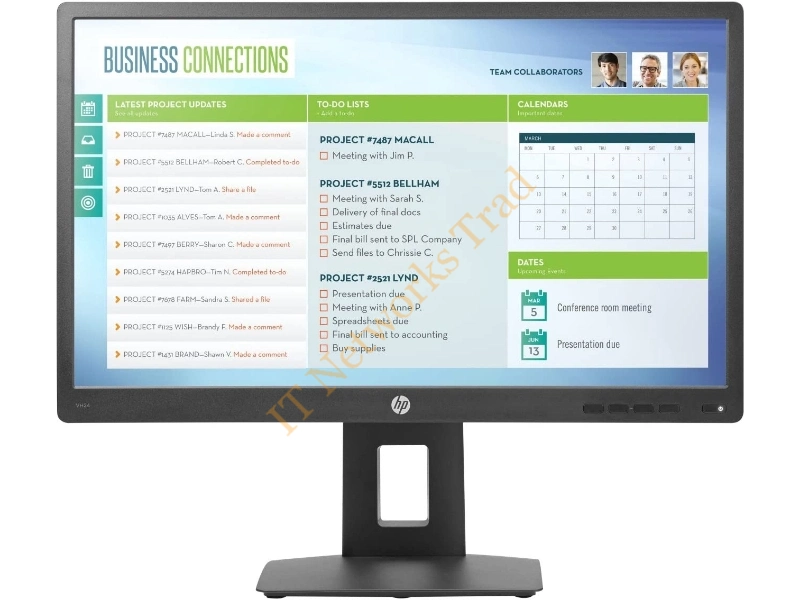 M1T03AA#ABA HP vh24 23.8-inch 1920 x 1080 TFT Active Matrix DVI-D / DisplayPort / VGA  LED Monitor