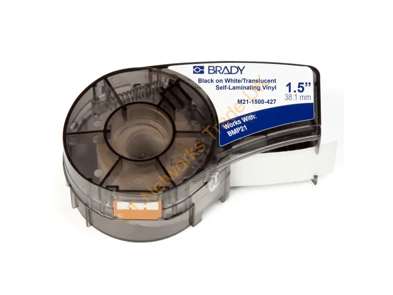 M21-1500-427 - Brady M21-1500-427 printer label Black, White Self-adhesive printer label