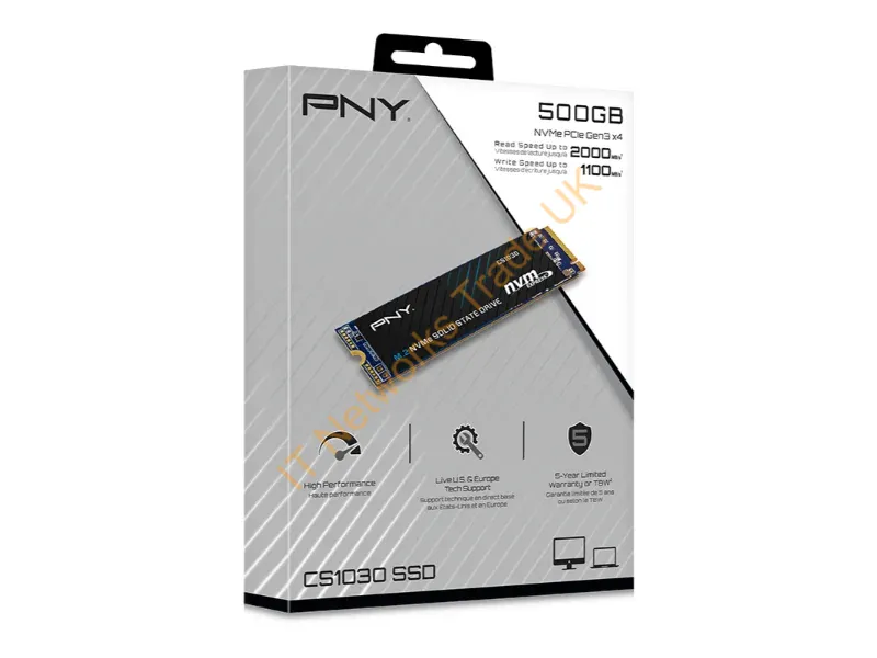 M280CS1030-500-RB - Nvidia Pny 500G M.2 2280 Nvme Pcie