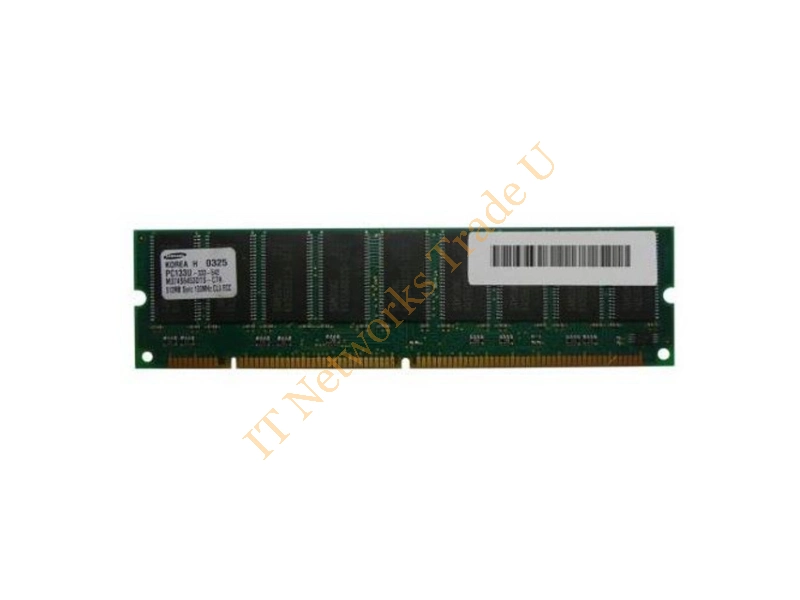 M374S6453DTS-C7A Samsung 512MB 133MHz PC133 ECC Unbuffered 168-Pin DIMM Memory Module Server Memory