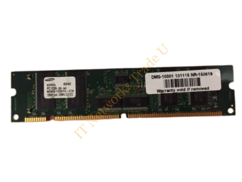 M390S1723DTU-C7A Samsung 128MB 133MHz PC133 ECC Registered CL3 168-Pin DIMM Memory Module Server Memory