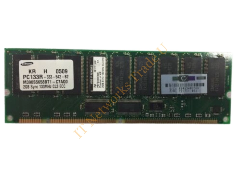 M390S5658BT1-C7AQ0 Samsung 2GB 133MHz PC133 ECC Registered CL3 168-Pin DIMM Memory Module Server Memory