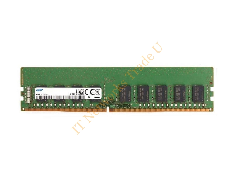 M391A1G43DB1-CRC Samsung 8GB DDR4-2400MHz PC4-19200 ECC Unbuffered CL17 288-Pin DIMM 1.2V Dual Rank Memory Module Server Memory