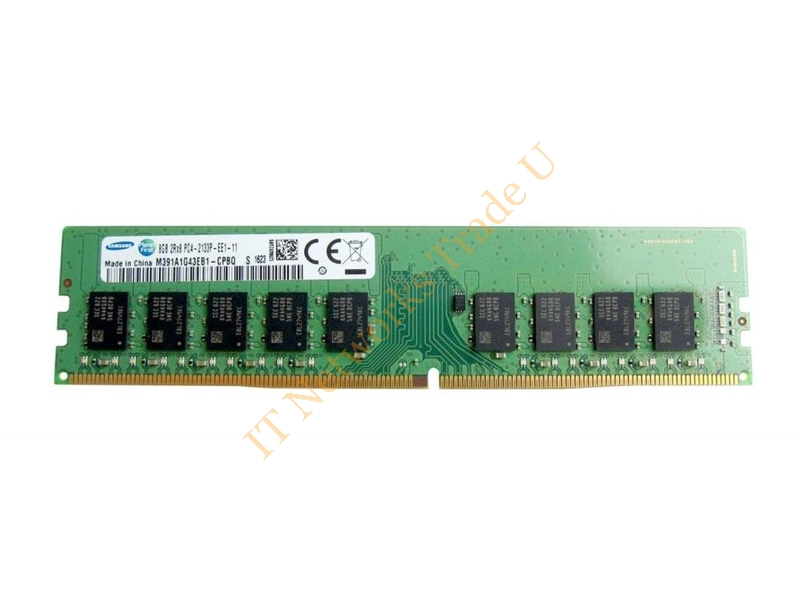 M391A1G43EB1-CPBQ Samsung 8GB DDR4-2133MHz PC4-17000 ECC Unbuffered CL15 288-Pin DIMM 1.2V Dual Rank Memory Module Server Memory