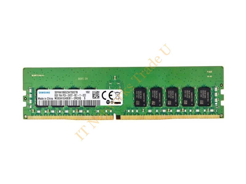 M393A1G40EB1-CRC0Q Samsung 8GB DDR4-2400MHz PC4-19200 ECC Registered CL17 288-Pin DIMM 1.2V Single Rank Memory Module Server Memory