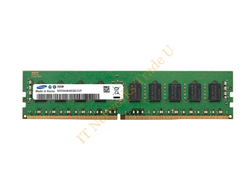 M393A2K40DB2-CVF Samsung 16GB DDR4-2933MHz PC4-23400 ECC Registered CL21 288-Pin DIMM Single Rank 1.2V Memory Module Server Memory