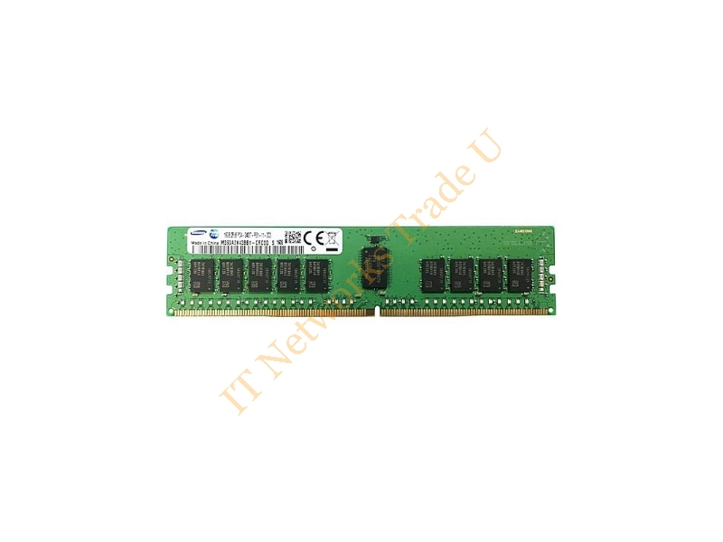 M393A2K43CB1-CRC Samsung 16GB DDR4-2400MHz PC4-19200 ECC Registered CL17 288-Pin DIMM 1.2V Dual Rank Memory Module Server Memory