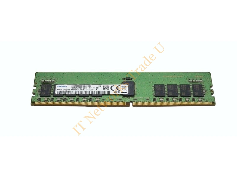 M393A2K43DB2-CTD Samsung 16GB DDR4-2666MHz PC4-21300 ECC Registered CL19 288-Pin DIMM Dual Rank 1.2V Memory Module Server Memory