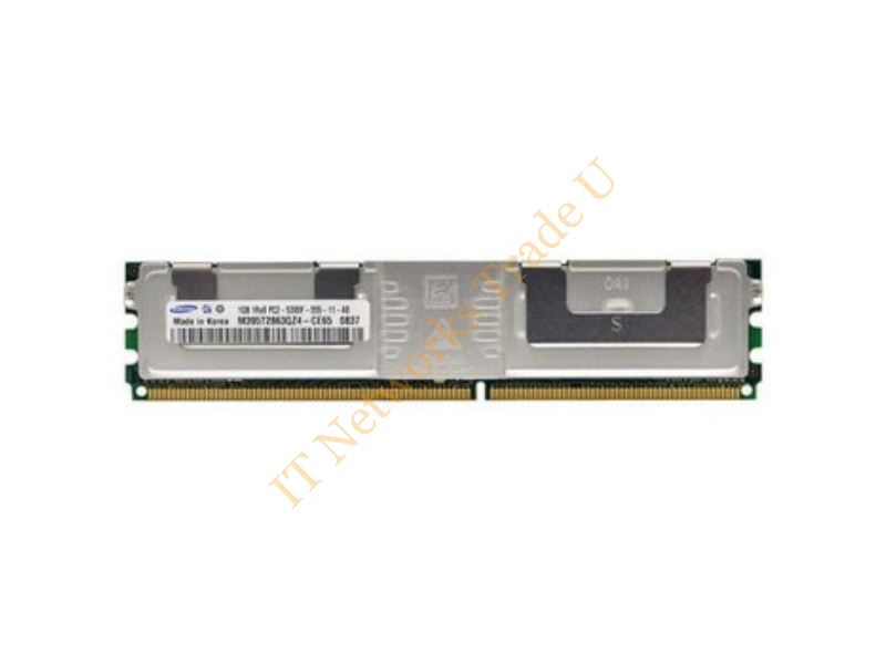 M395T2863QZ4-CE660 Samsung 1GB DDR2-667MHz PC2-5300 ECC Fully Buffered CL5 240-Pin DIMM Single Rank Memory Module Server Memory