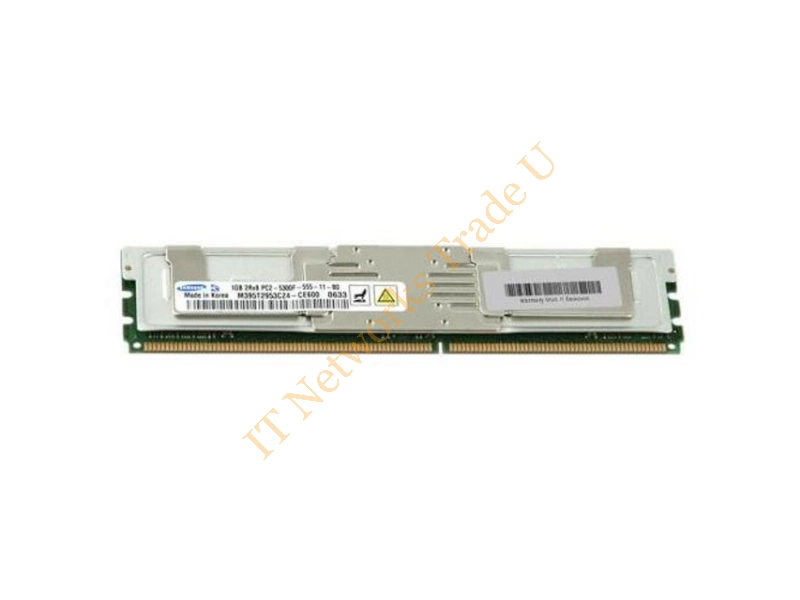 M395T2953CZ4-CE600 Samsung 1GB DDR2-667MHz PC2-5300 ECC Fully Buffered CL5 240-Pin DIMM Dual Rank Memory Module Server Memory