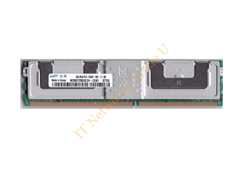 M395T2953EZ4-CE61 Samsung 1GB DDR2-667MHz PC2-5300 ECC Fully Buffered CL5 240-Pin DIMM Dual Rank Memory Module Server Memory