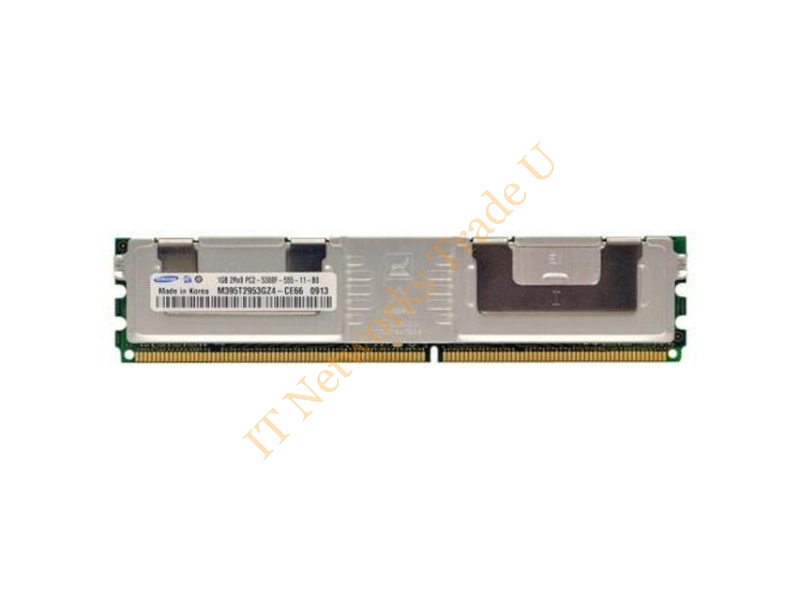 M395T2953GZ4-CE65 Samsung 1GB DDR2-667MHz PC2-5300 ECC Fully Buffered CL5 240-Pin DIMM Dual Rank Memory Module Server Memory