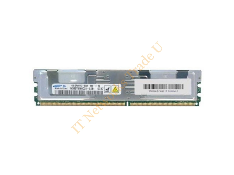 M395T5160CZ4-CE61 Samsung 4GB DDR2-667MHz PC2-5300 ECC Fully Buffered CL5 240-Pin DIMM Dual Rank Memory Module Server Memory