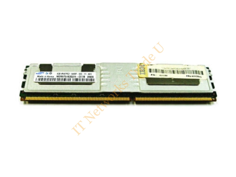 M395T5163QZ4-CE78 Samsung 4GB DDR2-800MHz PC2-6400 ECC Fully Buffered CL5 240-Pin DIMM Quad Rank Memory Module Server Memory