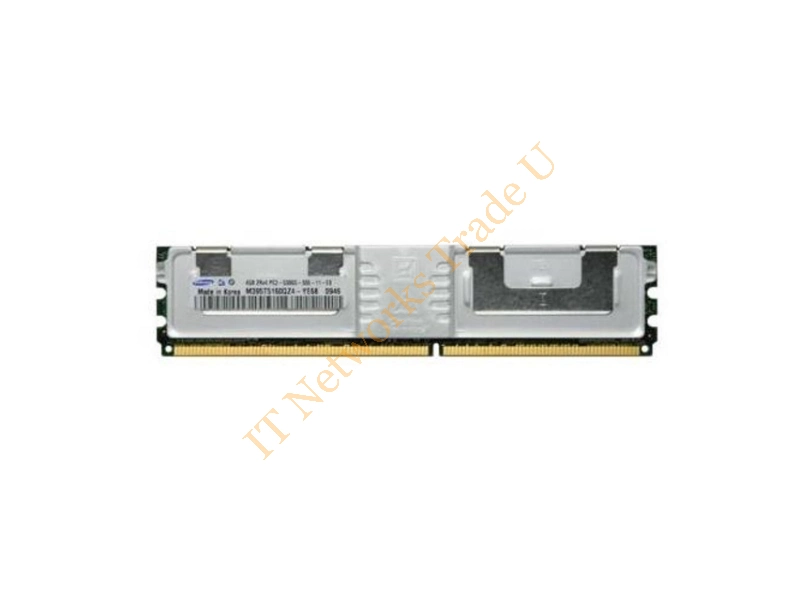 M395T5166AZ4-CD5 Samsung 4GB DDR2-533MHz PC2-4200 ECC Fully Buffered CL4 240-Pin DIMM Dual Rank Memory Module Server Memory