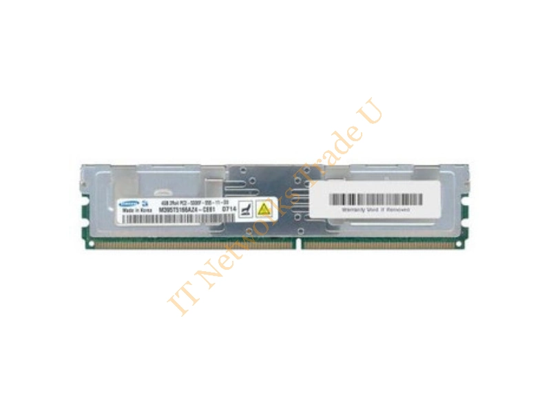 M395T5166AZ4-CE610 Samsung 4GB DDR2-667MHz PC2-5300 ECC Fully Buffered CL5 240-Pin DIMM Dual Rank Memory Module Server Memory