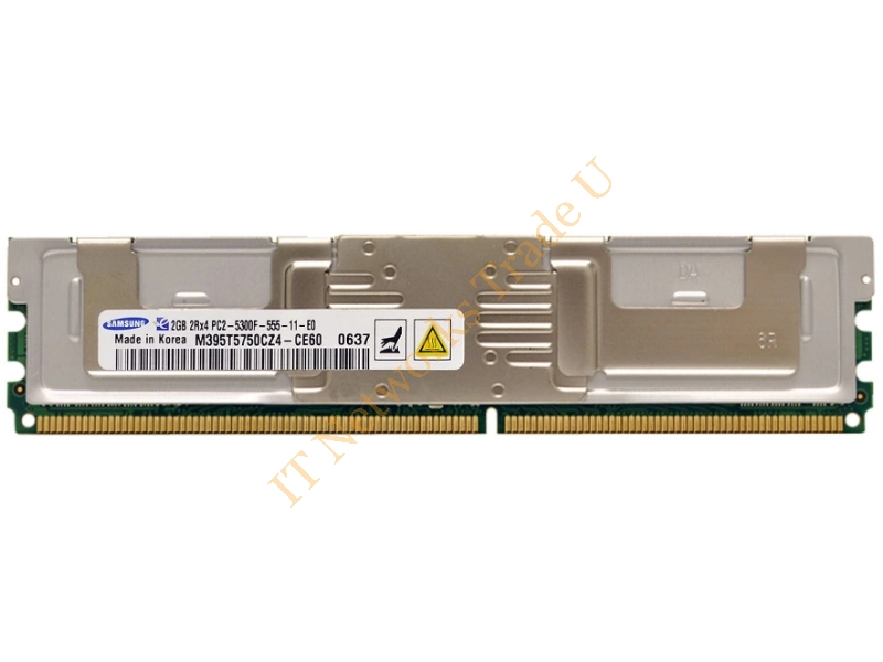M395T5750CZ4-CD Samsung 2GB DDR2-533MHz PC2-4200 ECC Fully Buffered CL4 240-Pin DIMM Memory Module Server Memory