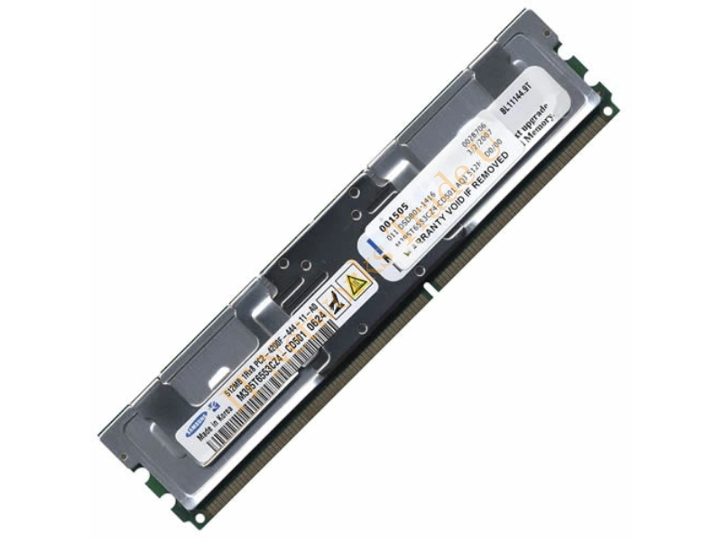 M395T6553CZ4-CD501 Samsung 512MB DDR2-533MHz PC2-4200 ECC Fully Buffered CL4 240-Pin DIMM Single Rank Memory Module Server Memory