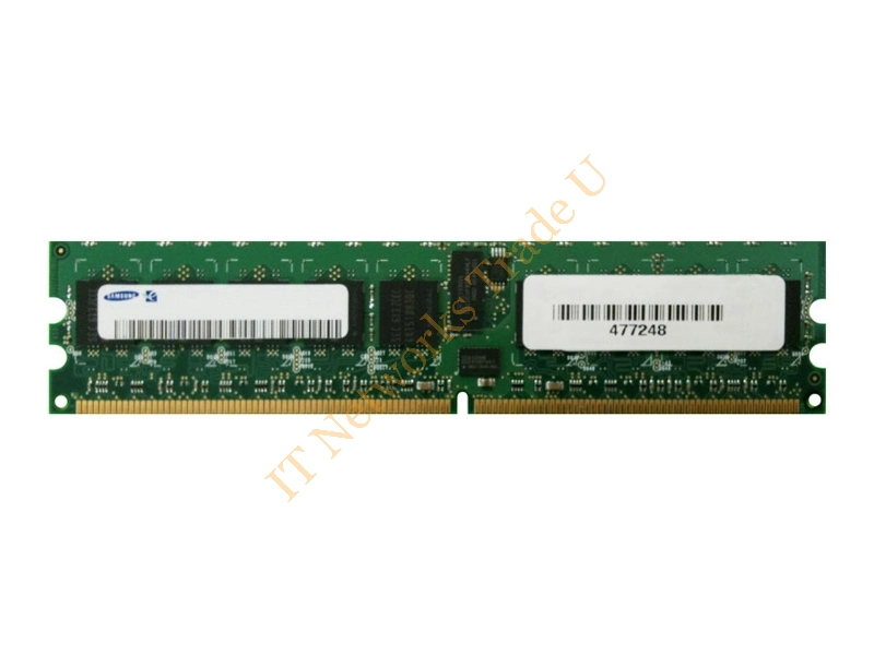 M396T5163CJ4-CD5M3 Samsung 4GB DDR2-533MHz PC2-4200 ECC Fully Buffered CL4 240-Pin DIMM Dual Rank Memory Module Server Memory