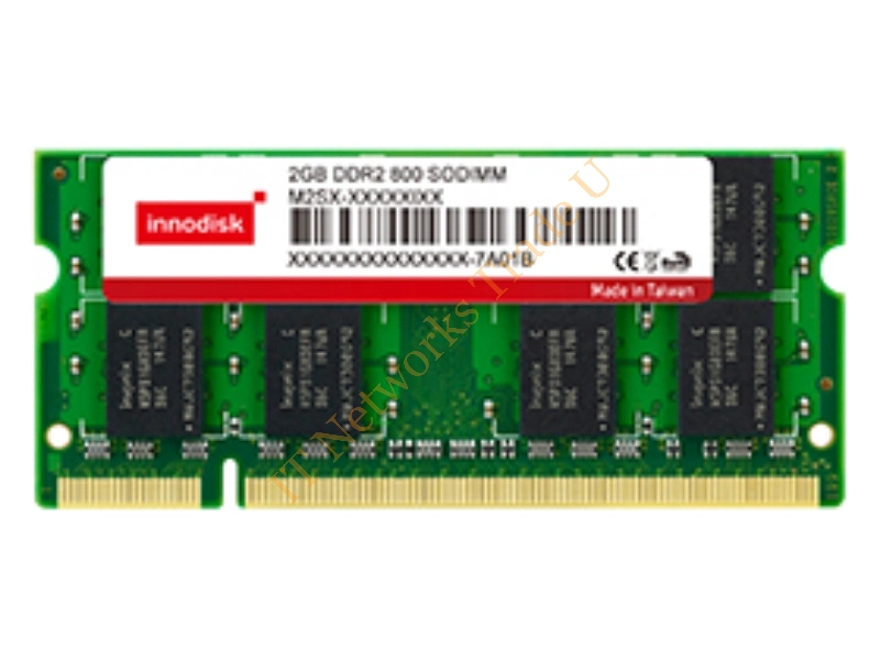 M3S0-2GHFUCM7 Innodisk 2GB DDR3-1066MHz PC3-8500 non-ECC Unbuffered CL7 204-Pin SoDimm Dual Rank Memory Module Laptop Memory
