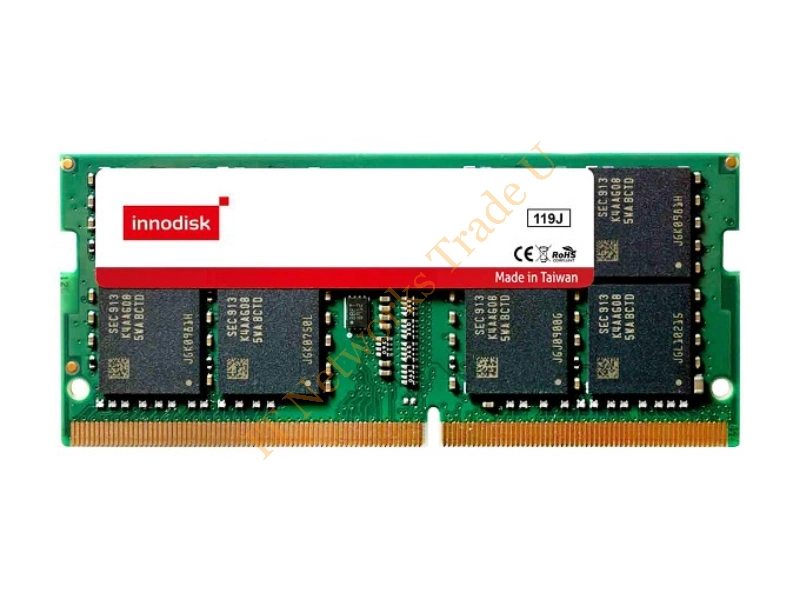 M3SP-4GHSCCN9-M Innodisk 4GB DDR3-1333MHz PC3-10600 non-ECC Unbuffered 204-Pin SoDimm Single Rank Memory Module Laptop Memory