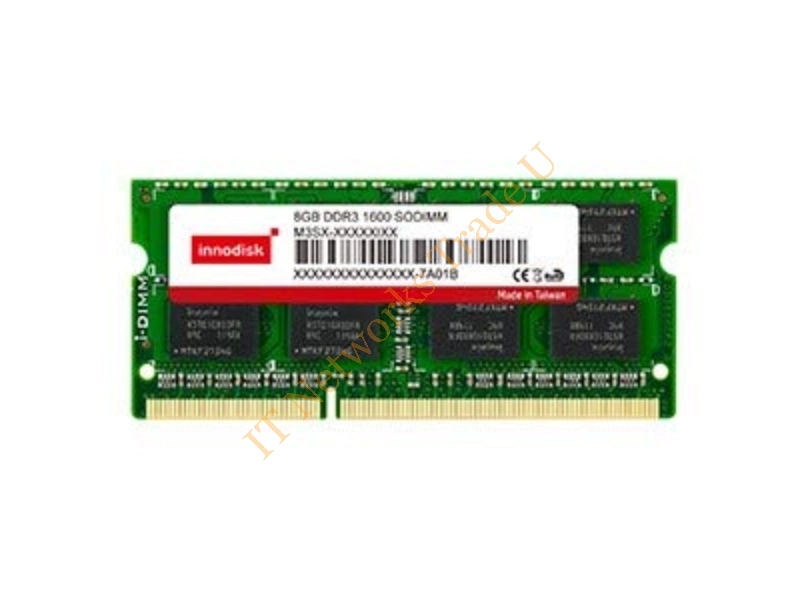 M3SW-4GHJDCM7-E Innodisk 4GB DDR3-1066MHz PC3-8500 non-ECC Unbuffered CL7 204-Pin SoDimm Dual Rank Memory Module Laptop Memory