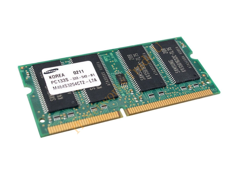 M464S3254CTS-L1H Samsung 256MB 100MHz PC100 non-ECC Unbuffered CL2 144-Pin SoDimm Memory Module Laptop Memory