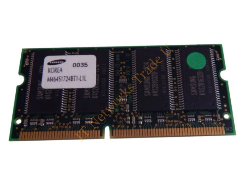 M470L1713BT0-CA0 Samsung 128MB DDR-266MHz PC2100 non-ECC Unbuffered CL2.5 200-Pin SoDimm Memory Module Laptop Memory