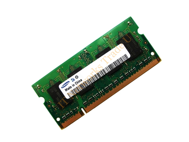 M470T6554EZ3-LE6 Samsung 512MB DDR2-667MHz PC2-5300 non-ECC Unbuffered CL5 200-Pin SoDimm Dual Rank Memory Module Laptop Memory