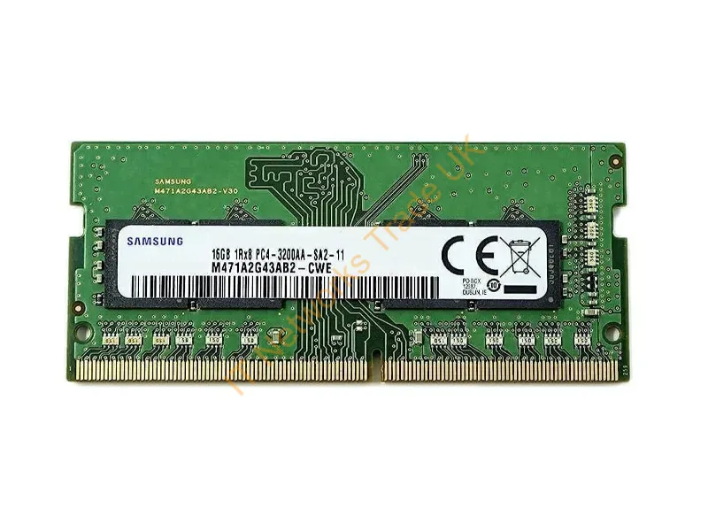 M471A2G43AB2-CWE - Samsung M471A2G43Ab2-Cwe 16Gb Ddr4 3200Mhz Pc4-25600 Sodimm Memory Module 1 X 16 Gb 3200 Mt/S