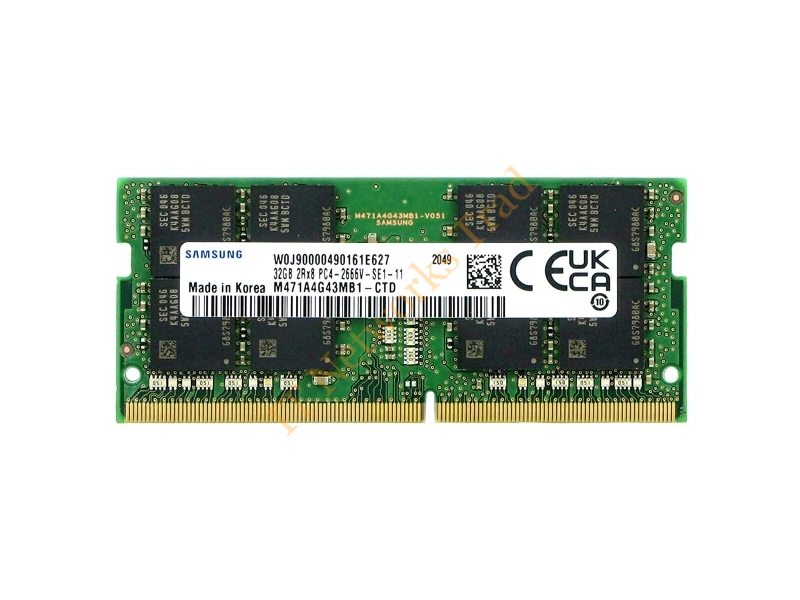 M471A4G43MB1-CTD Samsung DDR4-2666 SODIMM 32GB/ 2Gx8 Notebook Memory Laptop Memory