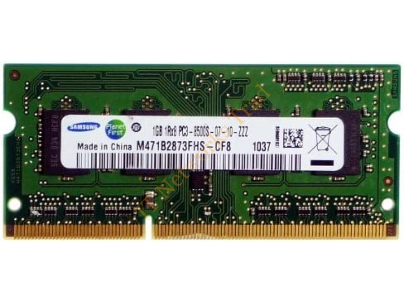 M471B2873FHS-CF8 Samsung 1GB DDR3-1066MHz PC3-8500 non-ECC Unbuffered CL7 204-Pin SoDimm Single Rank Memory Module Laptop Memory