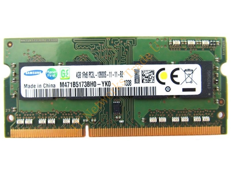 M471B5173BH0-YF8 Samsung 4GB DDR3-1066MHz PC3-8500 non-ECC Unbuffered CL7 204-Pin SoDimm 1.35V Low Voltage Memory Module Laptop Memory