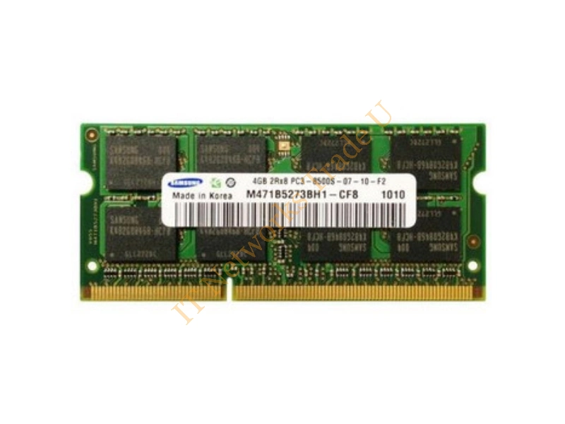M471B5273CHO-CF800 Samsung 4GB DDR3-1066MHz PC3-8500 non-ECC Unbuffered CL7 204-Pin SoDIMM Memory Module Laptop Memory