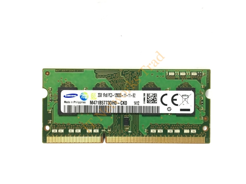 M471B5773DH0-CMA Samsung 2GB DDR3-1866MHz PC3-14900 non-ECC Unbuffered CL13 204-Pin SoDimm Single Rank Memory Module Laptop Memory