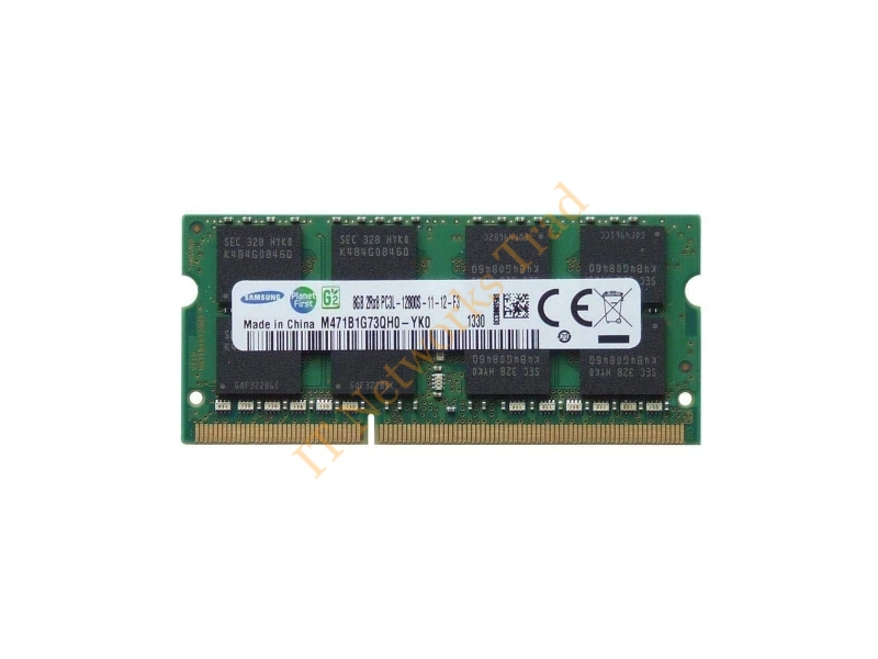 M474B1G73BH0-YK0 Samsung 8GB DDR3-1600MHz PC3-12800 ECC Unbuffered CL11 204-Pin SoDimm 1.35V Low Voltage Dual Rank Memory Module Laptop Memory