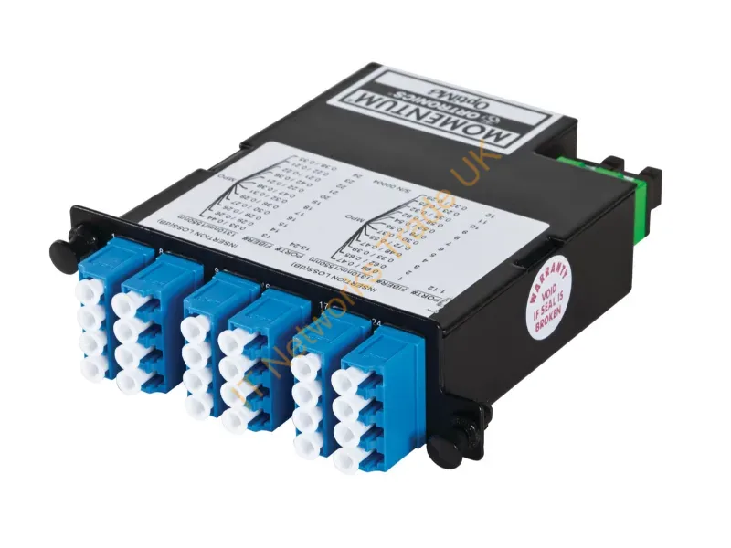 M4LCQ24-09C1B1 - Legrand M4Lcq24-09C1B1 Fiber Optic Adapter Lc/Mpo Black, Blue