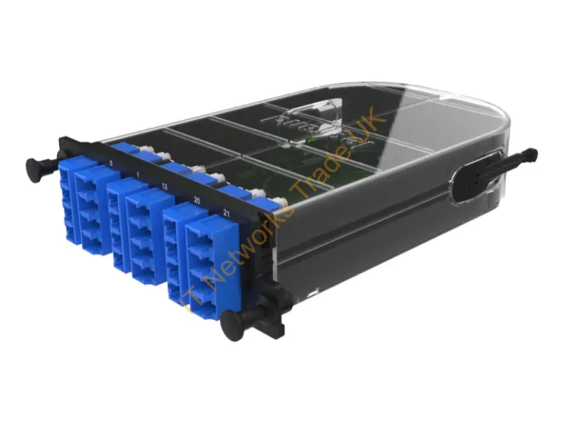 M4LCQ24-09R1A1 - Legrand M4Lcq24-09R1A1 Fiber Optic Adapter Lc Black, Blue