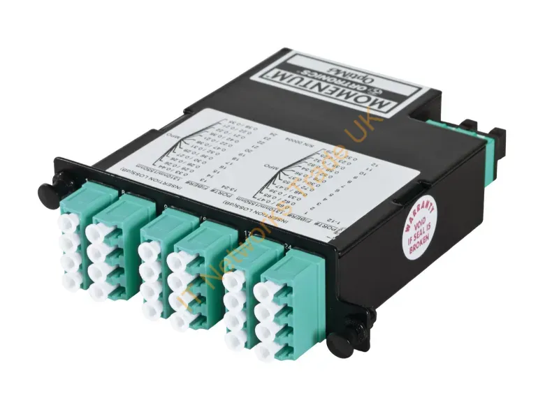 M4LCQ24-50EC3A1 - Legrand M4Lcq24-50Ec3A1 Fiber Optic Adapter Lc/Mpo Aqua Color, Black