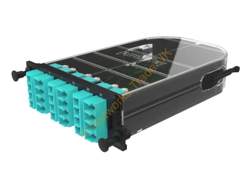 M4LCQ24-50ER3A1 - Legrand M4Lcq24-50Er3A1 Fiber Optic Adapter Lc Aqua Color, Black