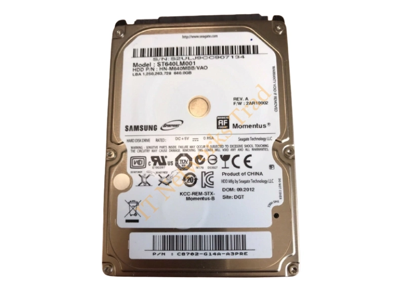 M640MBB Samsung 640GB 5400RPM SATA 3Gb/s 2.5-inch Laptop Hard Disk Drive Internal HDD