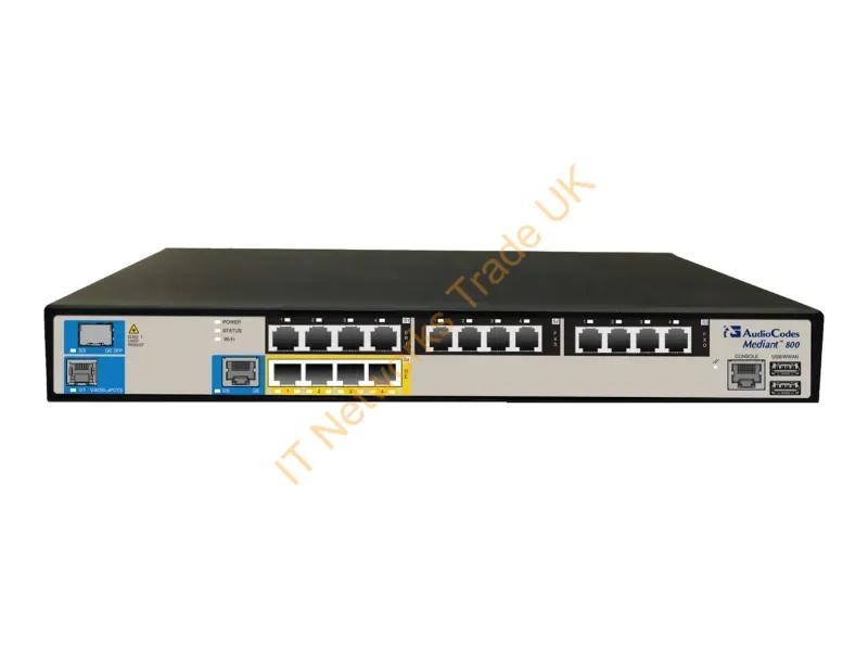 M800B-V-4S4O4B-4L - Audiocodes M800B-V-4S4O4B-4L Gateway/Controller 1000, 100, 10 Mbit/S