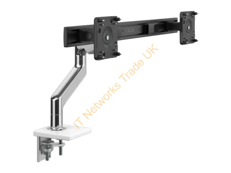 M82CBW - Humanscale M8.1 Monitor Mount / Stand Desk Aluminum, White