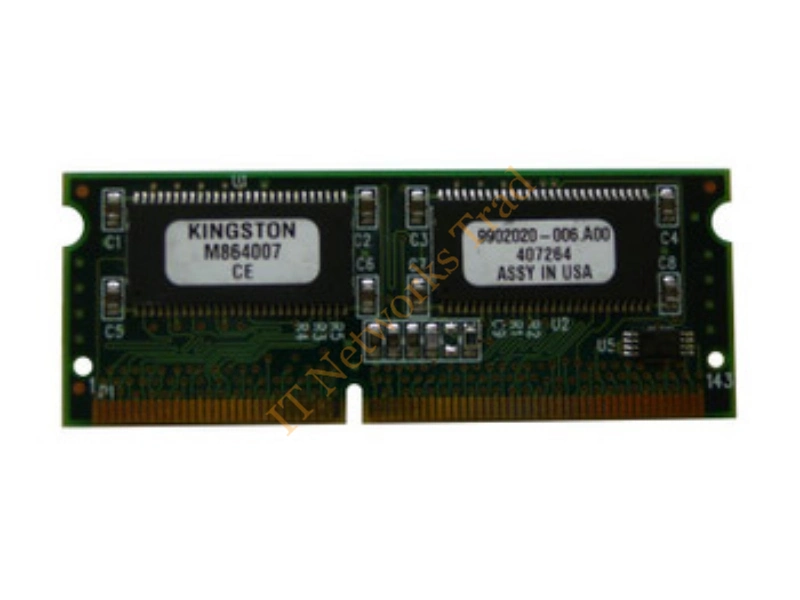 M864003 Kingston 64MB 66MHz PC66 non-ECC Unbuffered CL2 144-Pin SoDimm Memory Module Laptop Memory