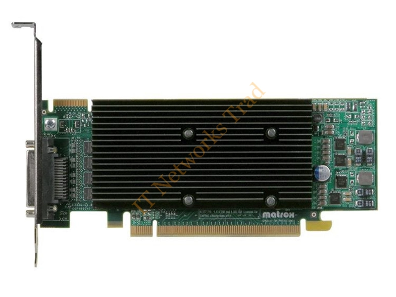 M9120E512LPUF Matrox 512MB GDDR2 PCI Express x16 Low Profile Workstation Video Graphics Card