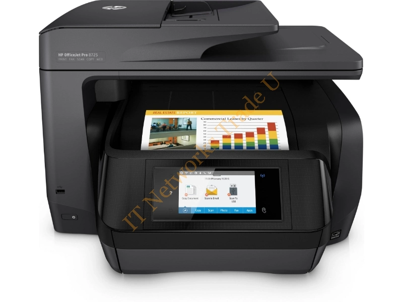 M9L80A - HP OfficeJet Pro 8725 4800 x 1200DPI Thermal Inkjet A4 24ppm Wi-Fi Multifunction Printers