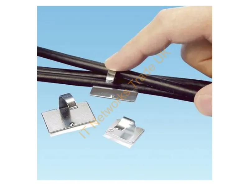 MACC62-A-D - Panduit Macc62-A-D Cable Clamp Silver 500 Pc(S)