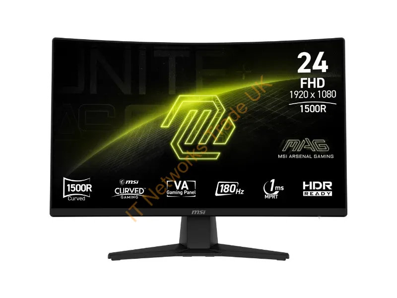 MAG242C - Msi Mag 242C Computer Monitor 23.6" 1920 X 1080 Pixels Full Hd Lcd Black