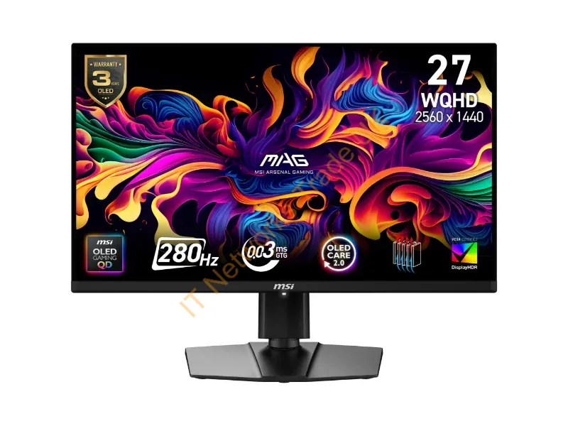 MAG271QPQD-OLEDX28 - MSI MAG 271QP QD-OLED X28 27 QHD QD-OLED 280Hz 0.03ms Gamin